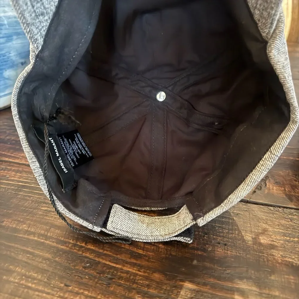 ISABEL MARANT Tyron Logo Ball Cap Grey